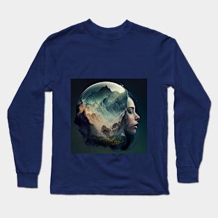 space thoughts Long Sleeve T-Shirt